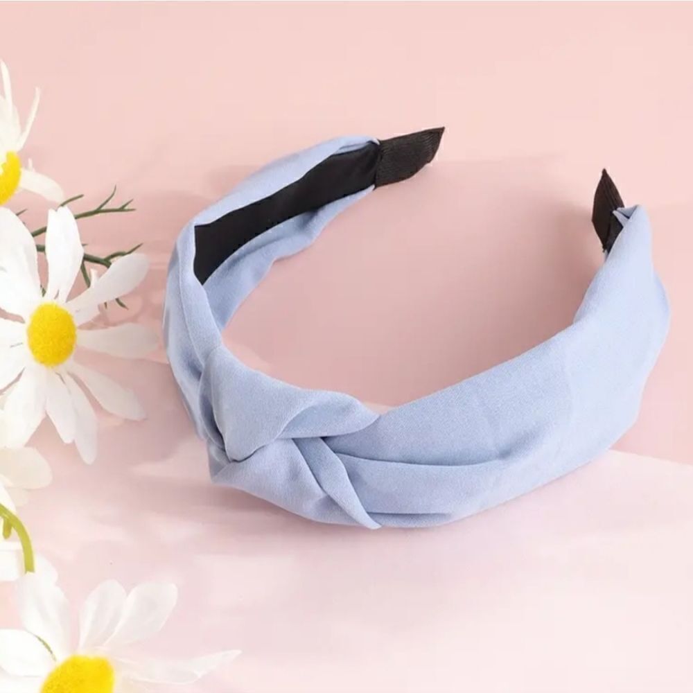 Lavender Top Knot Headband